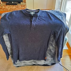 Roots 3 button sweater NWOT